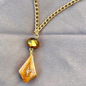 Jurassic Gem Resin Necklace